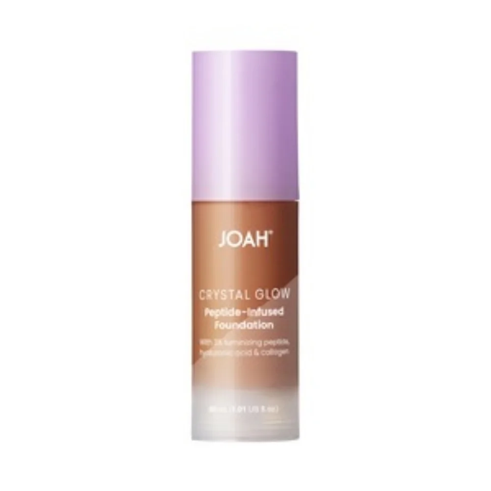 2 x Joah Crystal Glow Peptide-Infused Foundation, Deep Warm DW010